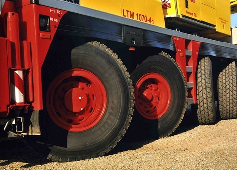 Mitas extends crane-tire range