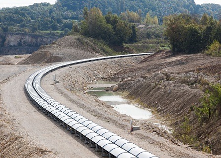 Vicat starts up “Europe’s longest” conveyor belt