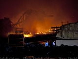 Fire destroys warehouses at Thai tire plant