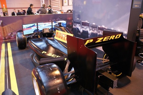 Pirelli F1 simulator brings racing feel to audience