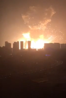 Potential safety hazards previously found at Tianjin explosion site