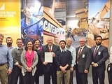 Yokohama plant receives award from Caterpillar