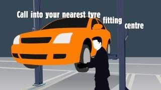 Tire trackers aboard UK driverless car project