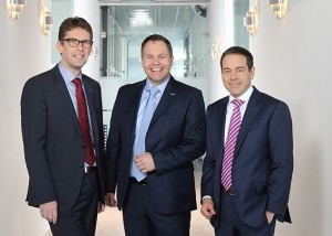  EagleBurgmann top management from left to right: Jochen Strasser (CFO), Andreas Raps (CEO), Michael Stomberg (COO).