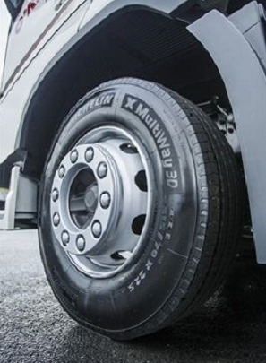 Michelin reports truck tire size shift in UK