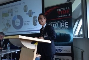 Nakaseko’s presentation titled “Recent advances in environmentally friendly tire materials technology” ticked practically all the boxes for what Future Tire is about: stimulating discussion and debate on the challenges and opportunities facing the global tire industry in the years ahead.