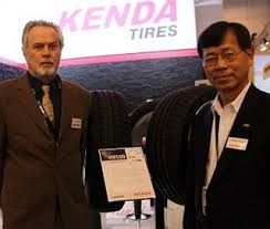  Frits van der Steege (L) hired to head new EU centre with Jimmy Yang (R) Kenda Rubber vice chairman