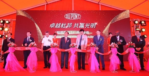 DuPont's largest compounding plant opens in China
