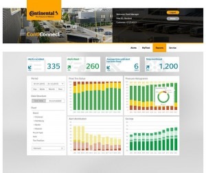 Another leading tire-maker, Continental, is displaying its latest fleet management technology ContiConnect during the show.