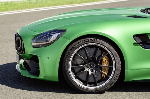 Michelin sport tires fitted on new Mercedes-AMG