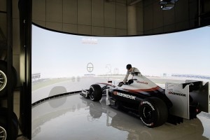 Among the state-of-the-art testing facilities at the Technodome is a driving simulator room, in which a large part of tire performance can be predicted before it is tested in real-life situations. Three sets of data are used to evaluate the tire: vehicle data, tire data and driver data.