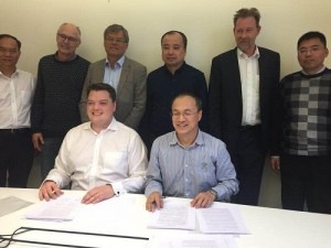  Enviro’s CEO Sörensson and Fu Shoujie, chairman of Vanlead Group signs MoU