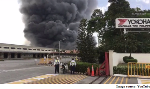 Yokohama Philippines plant shut after fire in warehouse