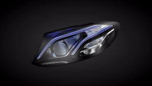  The new Multibeam LED headlamp developed for the Mercedes E-Class car