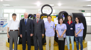  Slovakia ambassador to China Dusan Bella and economic conul Miroslav Tomo visited Linglong facilities