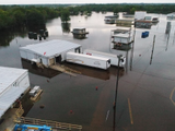  Arkema's flooded plant in Crosby, Texas