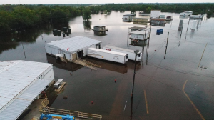  Arkema's flooded plant in Crosby, Texas