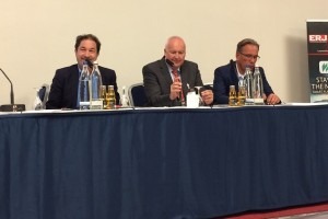  (left to right)Armin Kraus, director, 4JET Technologies GmbH, Karol Vanko, vice president of Mesnac and Jos Uijlenbroek of Dutch-based Ferm RFID Solutions