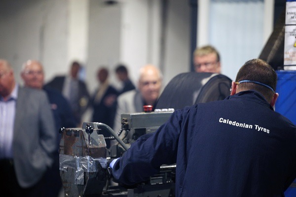 Bandag retreader unveils upgrade in Scotland