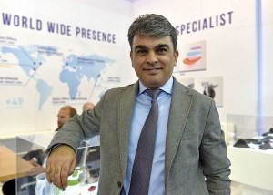  Serif Erdogan, Department head/group leader from Elastron at Fakuma 2017. Photo: Plastics News/ Caroline Seidel