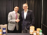  Michael Dubin, Beaver senior vice president and chief operating officer, and Joerg Czempisz, Mehler president and CEO, during the Hose Manufacturers Conference in Fairlawn.