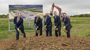  Goodyear broke ground on Luxembourg tire plant in September