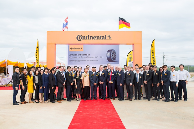 Conti starts construction of tire plant in Thailand