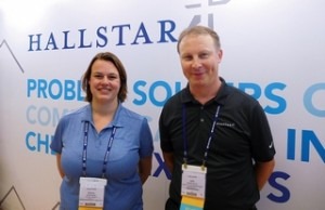  Hallstar's Erica Anderson, senior chemist for industrial polymers, and Dejan (Dan) Andjekovic, technical director for industrial polymers, represented the firm at the International Elastomer Conference in Cleveland.