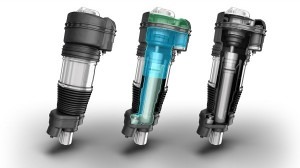 Darmstadt, Germany –  Vibracoustic has started series production of new switchable air springs with a three-chamber concept.