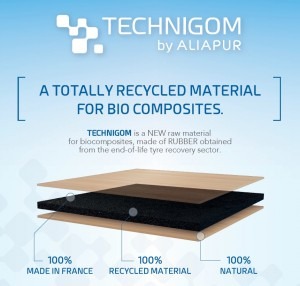 Lyon, France – Aliapur is collaborating with consultancy Veso on the development of Technigom, a tire rubber that “has been 100% recycled, and is both 100% traceable and 100% made in France. “