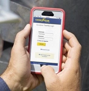  Goodyear has enhanced its EMTrack OTR tire-monitoring system to enable faster, more accurate collection of critical tire data. Photo: Goodyear