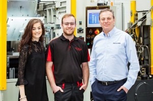  From left Hannah, Joshua and Stephen Murphy of Pan Stone Europe