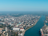 BASF's site on the River Rhine in Ludwigshafen, Germany