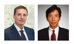  Enrico Lucchese (L) and Kenji Kurata