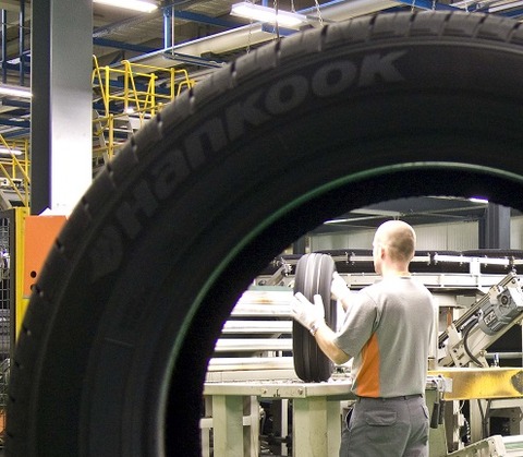 Hankook earnings fall on lower sales in key markets