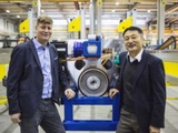Pekka Natri (L) with Masatoshi Wakabayashi, CEO