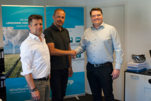  From Left: Flemming Engelstoft, Partner and COO Windspace, Jens Elton Andersen, CEO Windspace and Elysium Nordic, Thomas Sörensson, CEO Enviro.