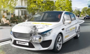 Hanover, Germany -- Continental has not yet spun off its powertrain division -- to be called Vitesco Technologies -- but the supplier is already displaying some of the technologies it hopes to pitch to automakers in the coming years.