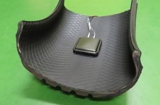 The new device uses “frictional charging” to generate electric power each time a tire's footprint deforms as a tire rotates.