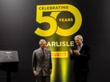 Prince Charles visited Pirelli's plant in Carlisle to celebrate its 50th year of operation