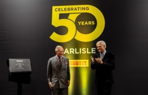  Prince Charles visited Pirelli's plant in Carlisle to celebrate its 50th year of operation