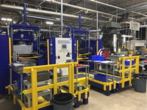  Compression presses at Vanseal Corp.