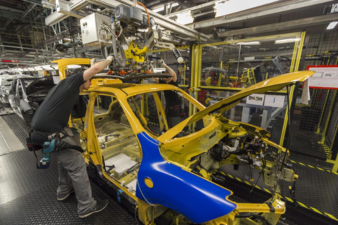 UK car production declines 10% in July