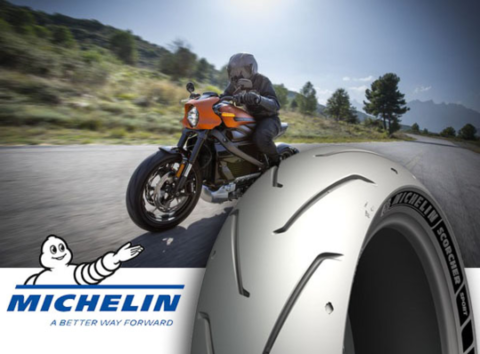 Michelin co-develops tires for electric Harley