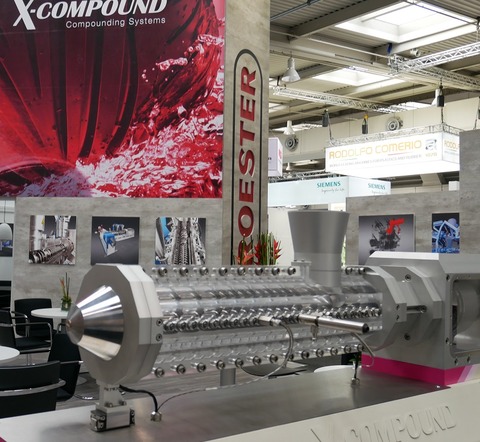 Troester GmbH &amp; Co. KG will present a 90mm compact extruder for hose manufacture with an automatically centering double-crosshead, which enhances material efficiencies, better product tolerances and quicker set-up times.