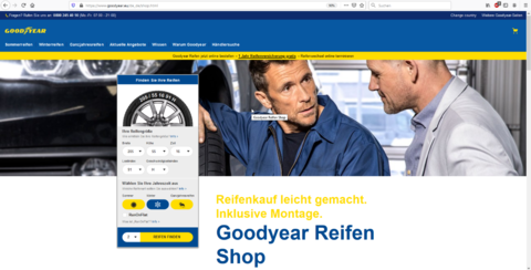 Goodyear launches pilot online sales in Germany 