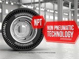 Bridgestone targeting trailer position with airless truck tire concept