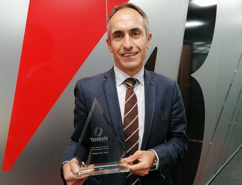 Bridgestone wins TyreSafe technology award
