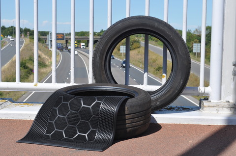 UK start-up tackles tire waste with new mat