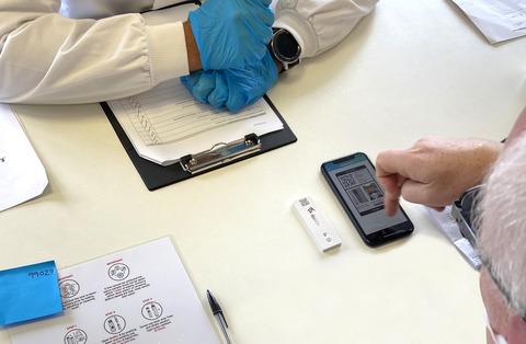Trelleborg employees take part in UK Covid test trial